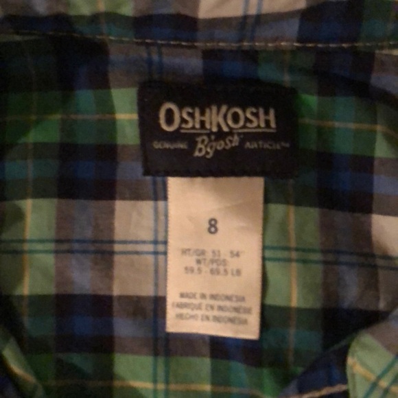 Boys Size 8 Osh Kosh shirt - Picture 2 of 3